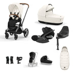 Cybex PRIAM with Cloud T i-Size Travel System Bundle –  Off White