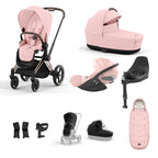 Cybex PRIAM with Cloud T i-Size Travel System Bundle –  Peach Pink