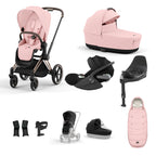 Cybex PRIAM with Cloud T i-Size Travel System Bundle –  Peach Pink