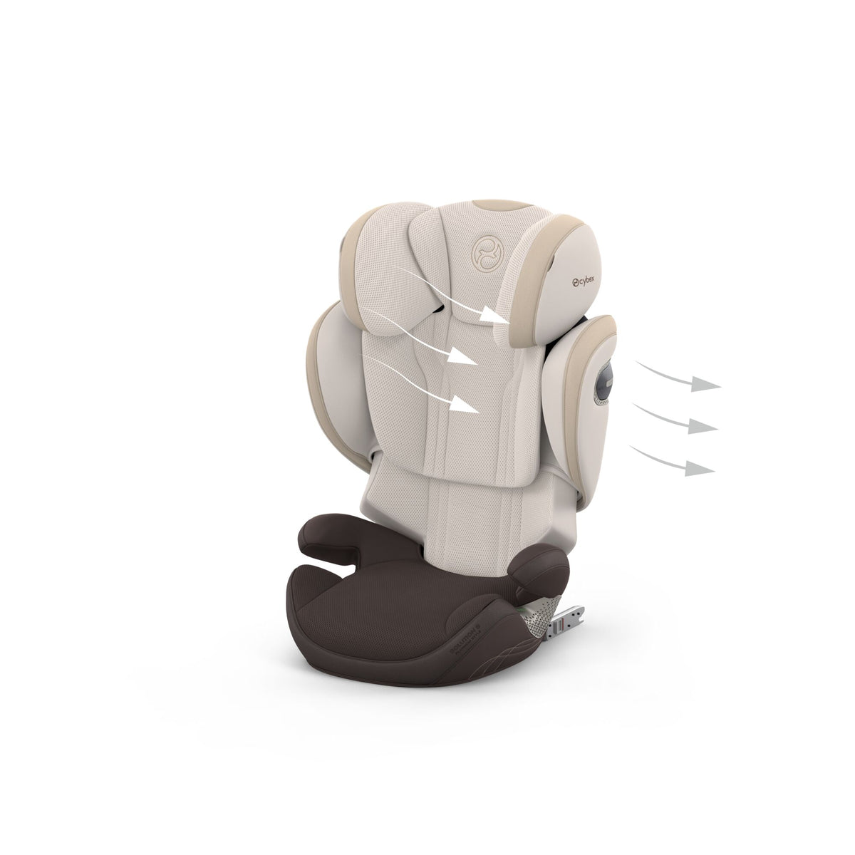 CYBEX Solution S i-fix Child Car Seat - Amber Brown STYLE