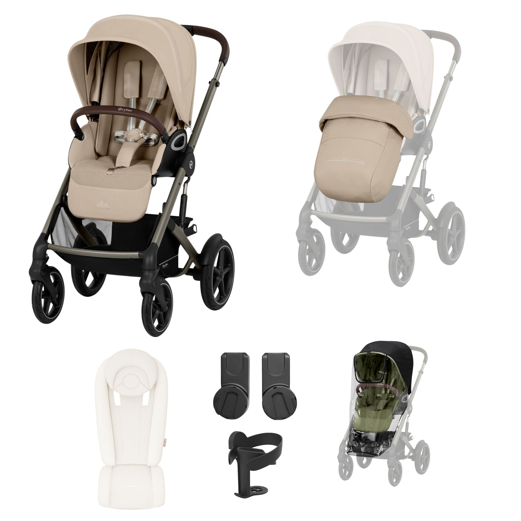 Cybex Talos S Lux 7 piece bundle in Almond Beige