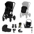 Cybex Talos S Lux 10 piece bundle in Moon Black with Cloud T and base