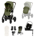Cybex Talos S Lux 9 piece bundle in Moss Green with Cloud G and Base