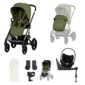 Cybex Talos S Lux 9 piece bundle in Moss Green with Cloud T and Base