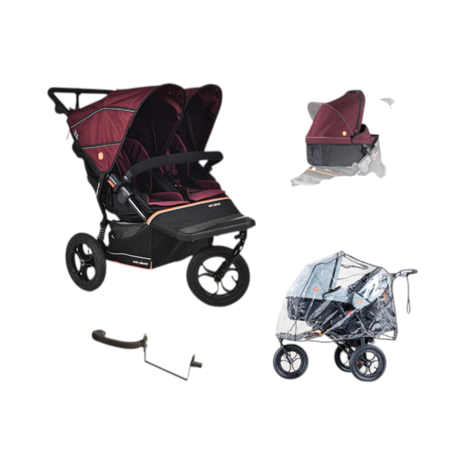 Out n About Nipper Double V6 Parent and Toddler Bundle