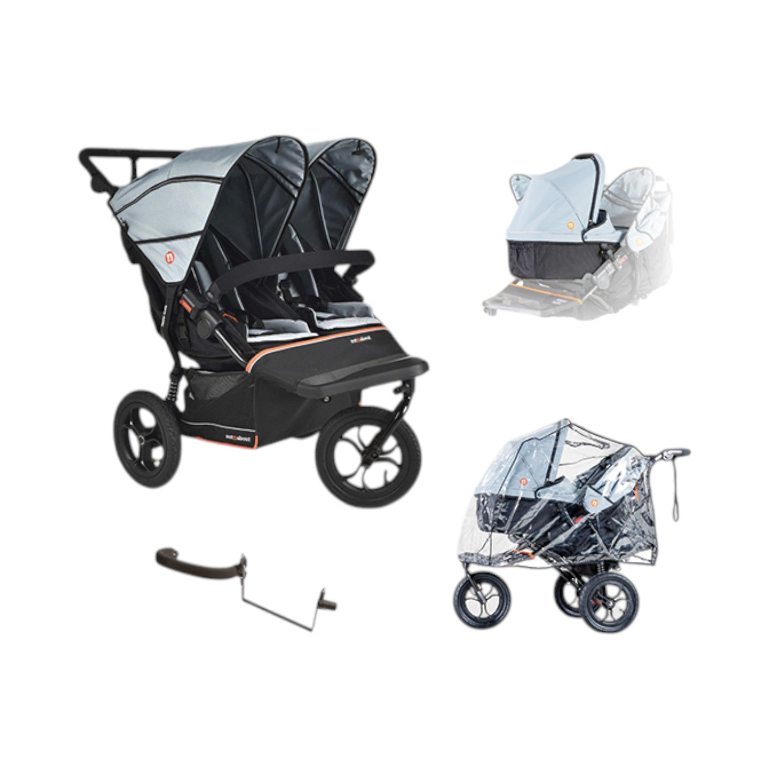 Out n About Nipper Double V6 Parent and Toddler Bundle