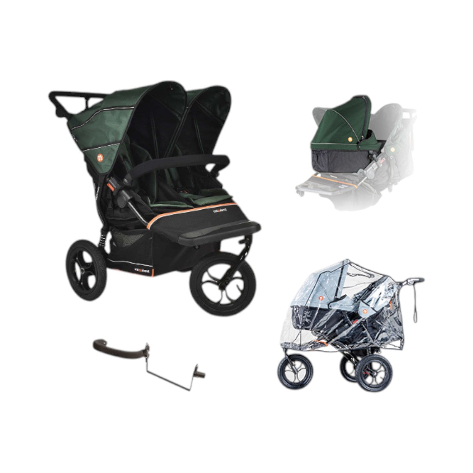 Out n About Nipper Double V6 Parent and Toddler Bundle