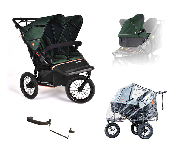 Out n About Nipper Double V6 Plus Newborn and Toddler Bundle
