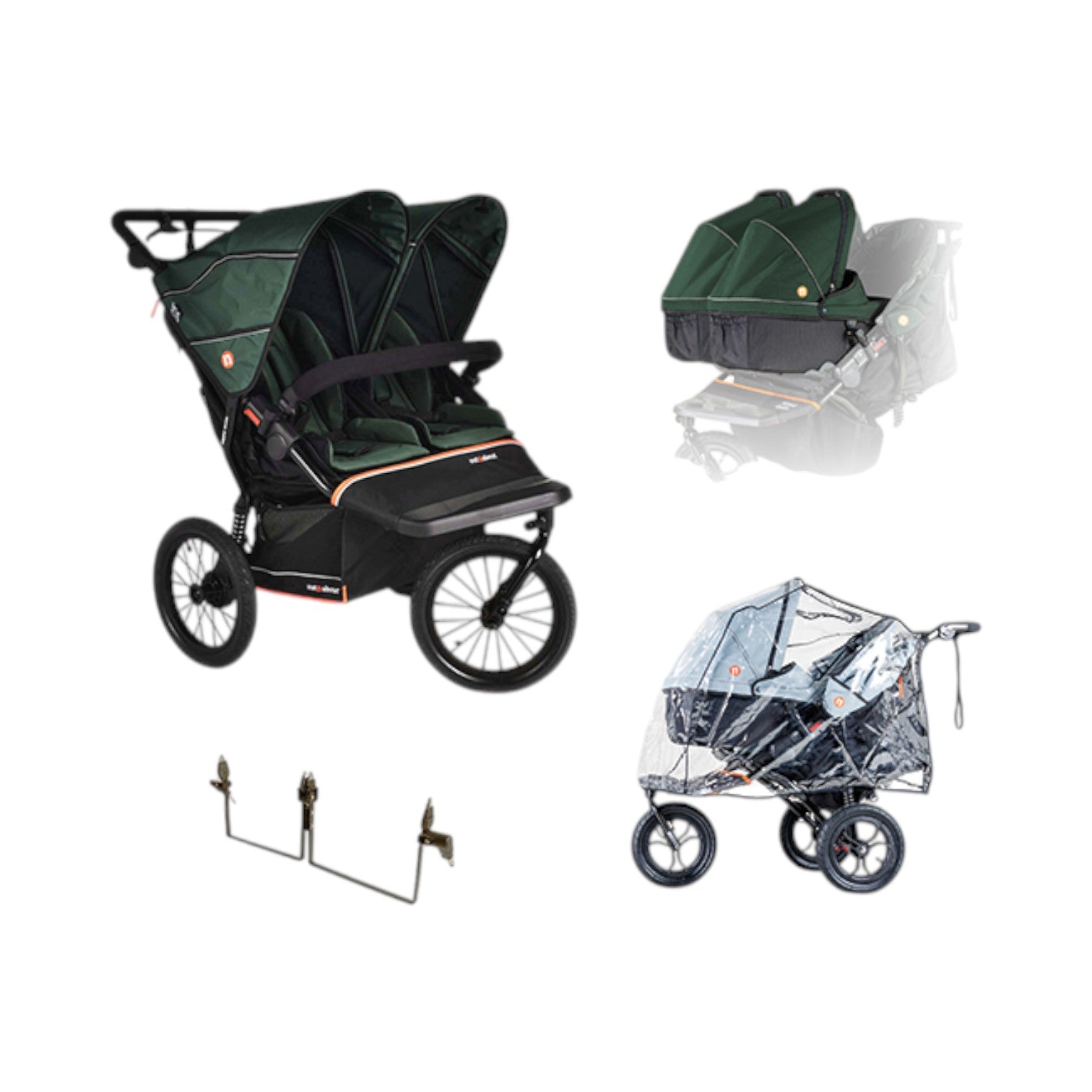 Out n About Nipper Double V6 Plus Twin Bundle