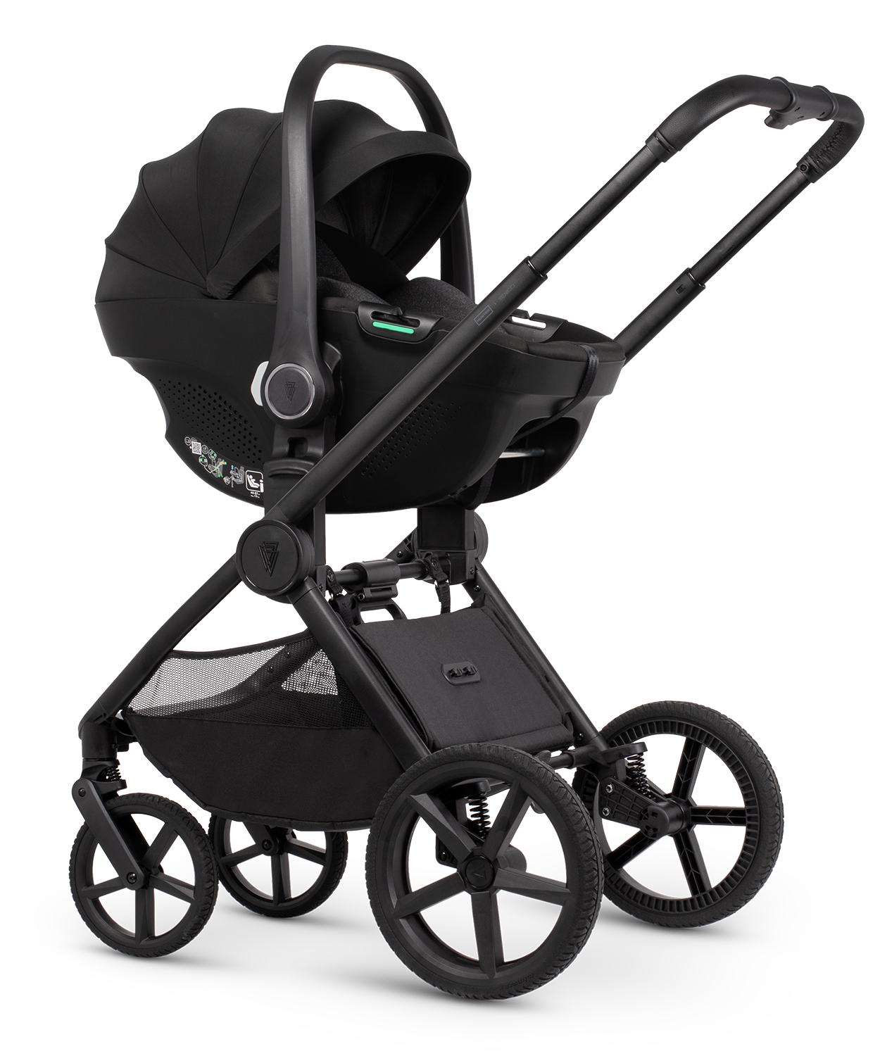 Hunter x Venicci Upline 3 Pram - 4in1 Plus - Dark olive
