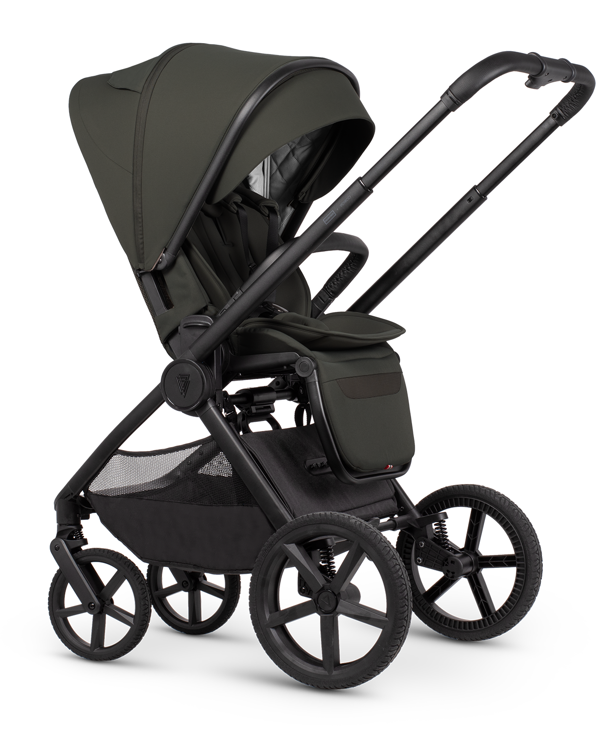 Hunter x Venicci Upline 3 Pram - 4in1 Plus - Dark olive