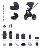 Hunter x Venicci Upline 3 Pram - 3in1 - Navy