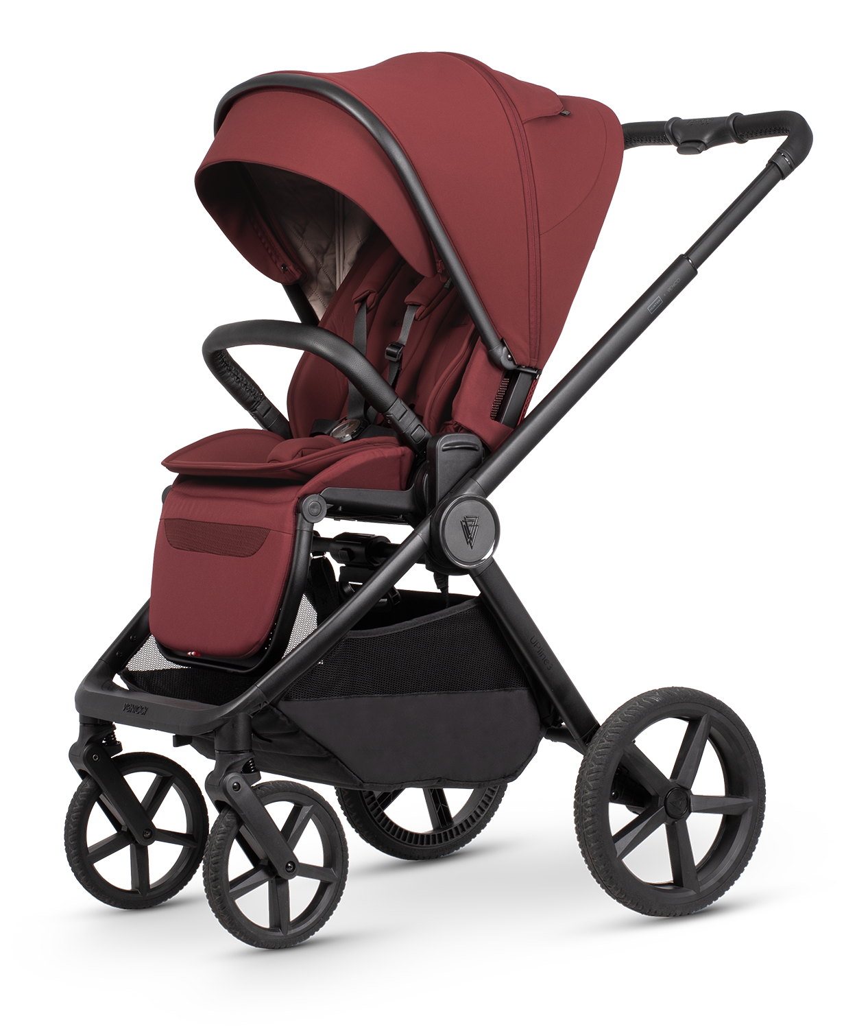 Hunter x Venicci Upline 3 Pram - 3in1 - Red