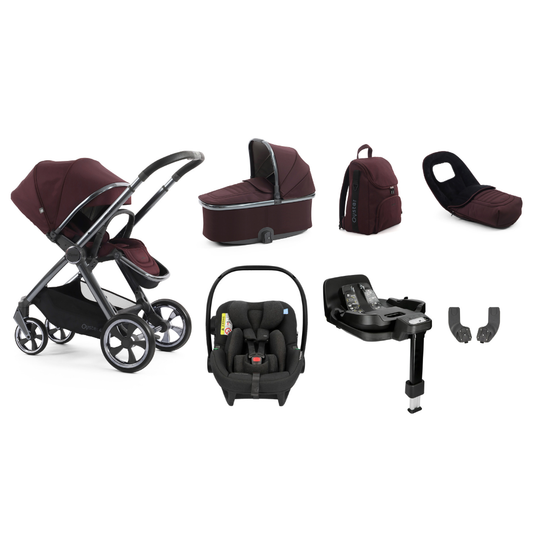 BabyStyle Oyster 4 Luxury 7 Piece Bundle - Mulberry image 0