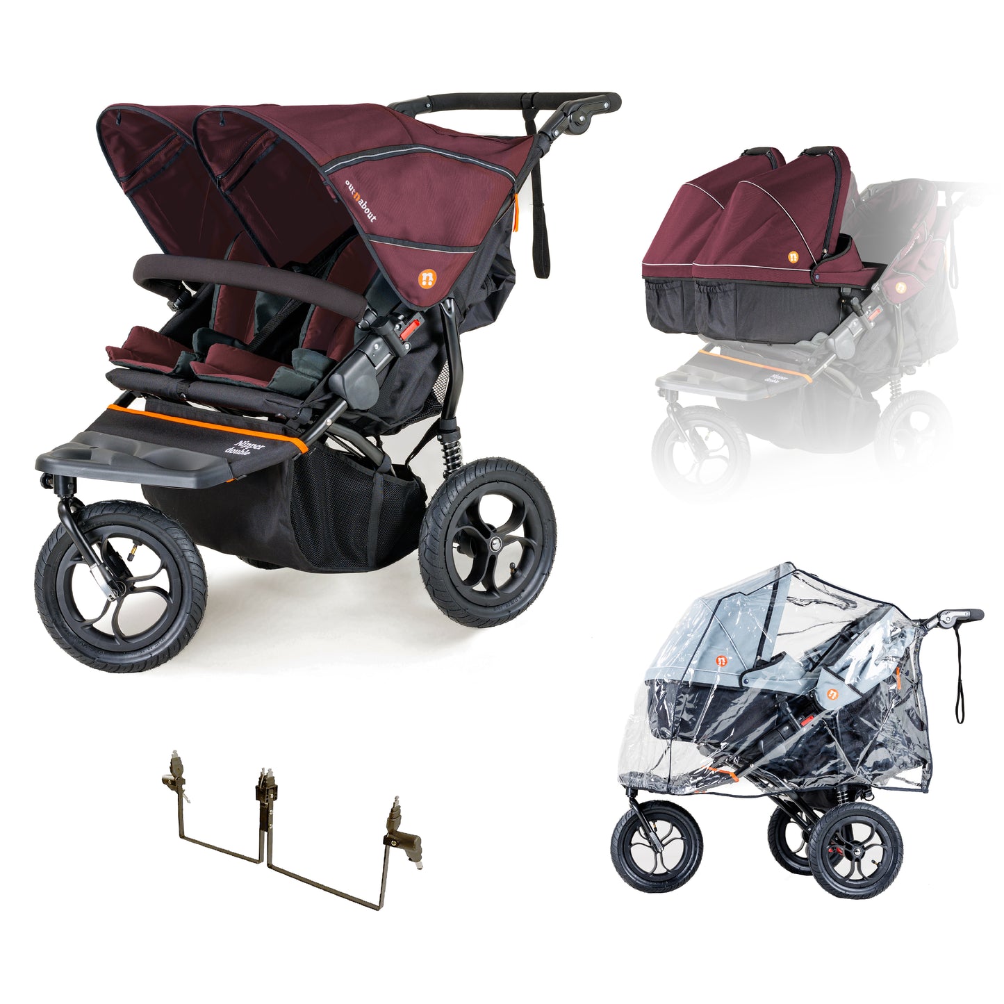 Out n About Nipper Double V5 Twin Bundle image 2
