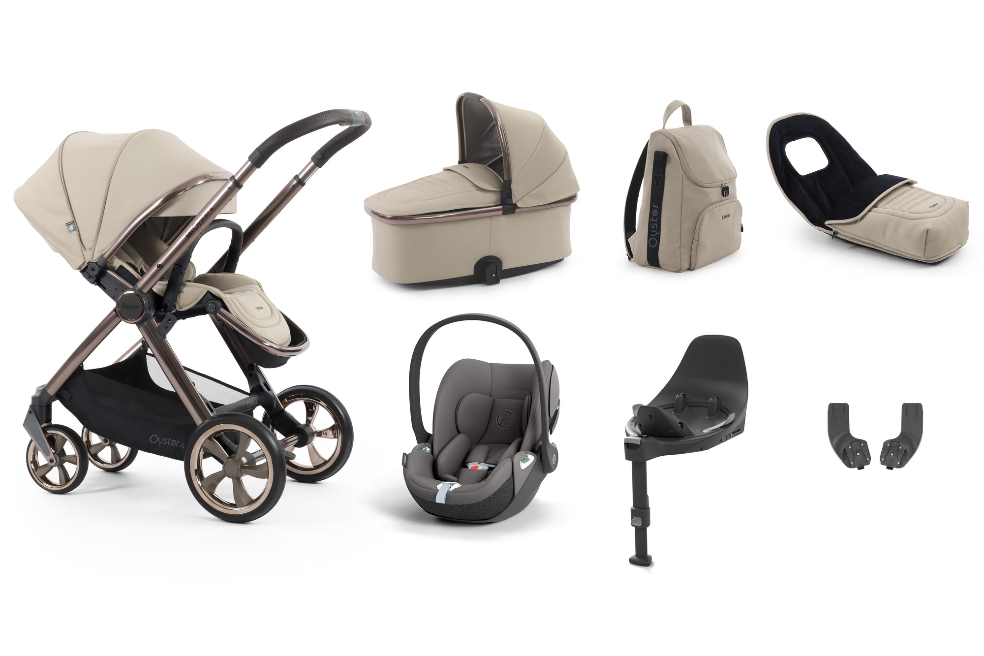 BabyStyle Oyster 4 Luxury 7 Piece Bundle - Buttermilk image 7