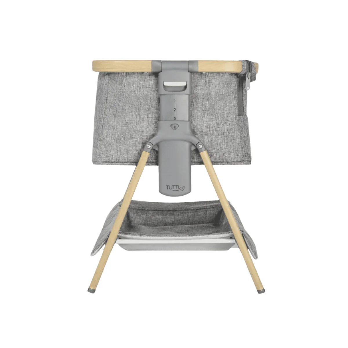 Tutti Bambini CoZee Mini Me Play Crib - Oak & Charcoal