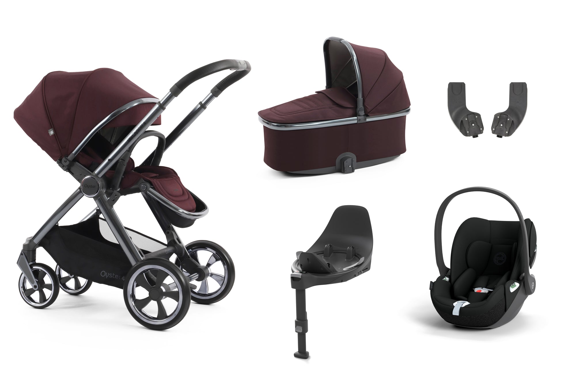 BabyStyle Oyster 4 Essential 5 Piece Bundle - Mulberry image 6