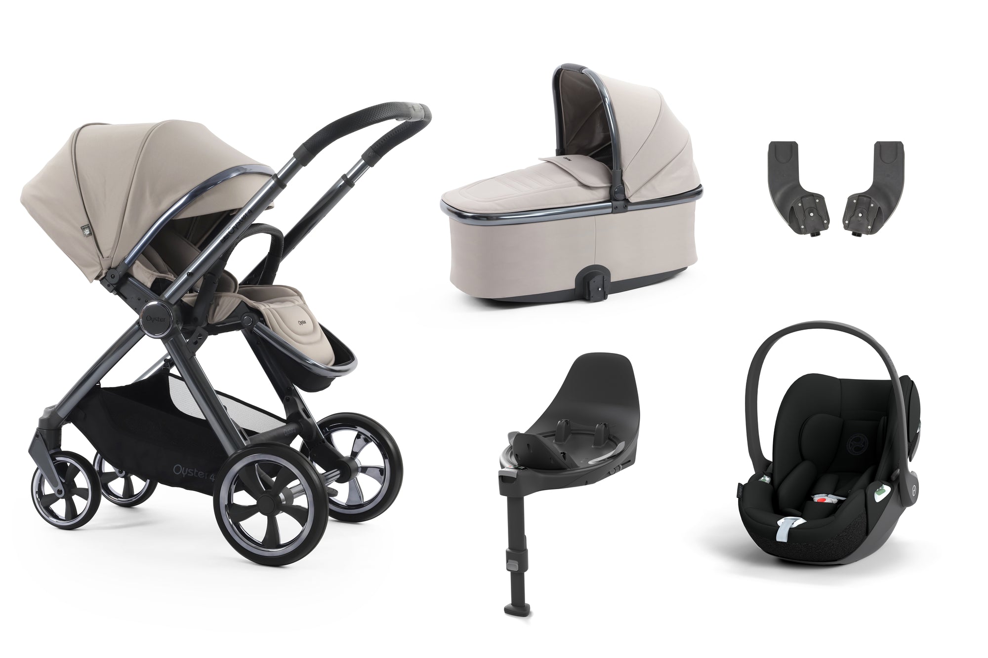 BabyStyle Oyster 4 Essential 5 Piece Bundle - Stone image 5