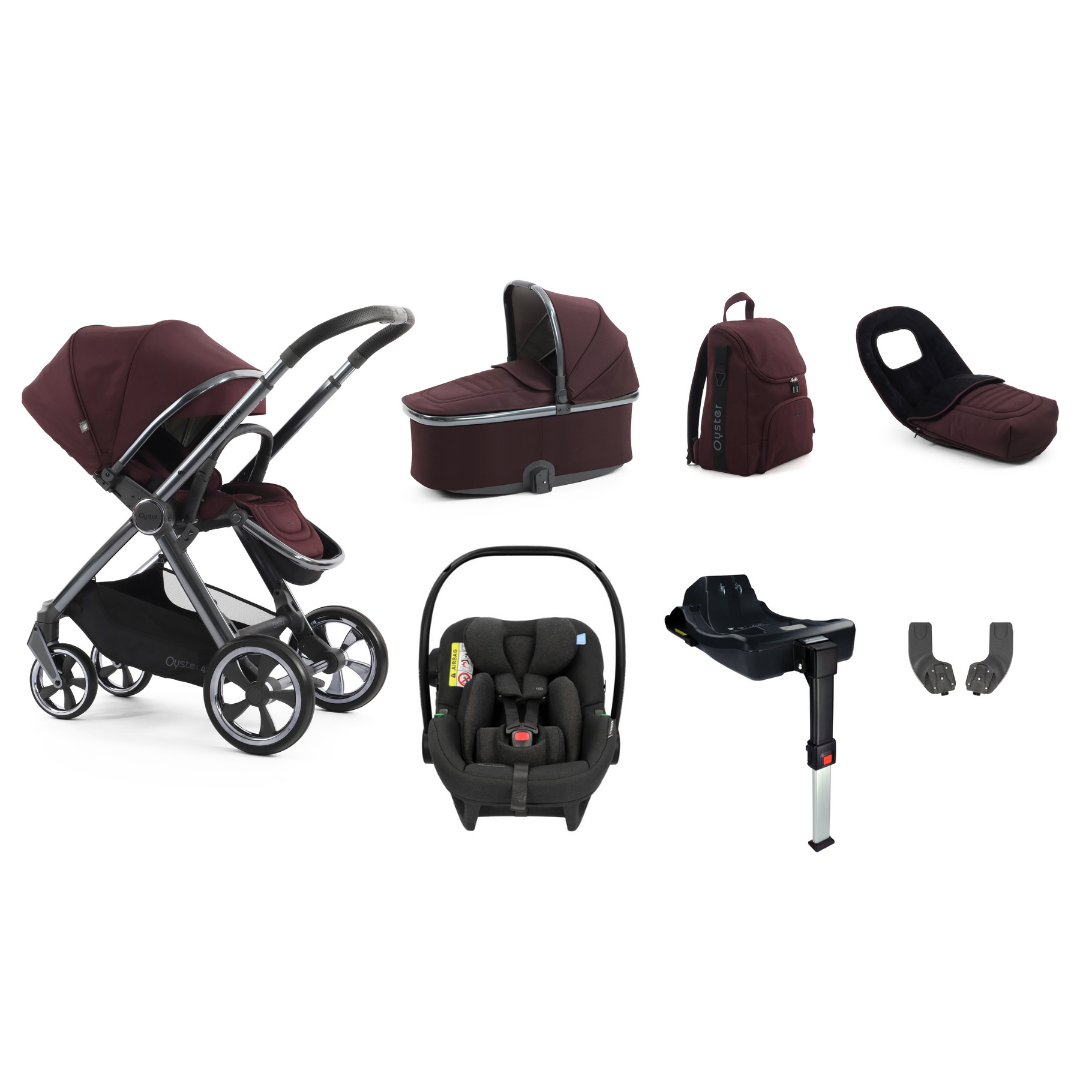 BabyStyle Oyster 4 Luxury 7 Piece Bundle - Mulberry image 1