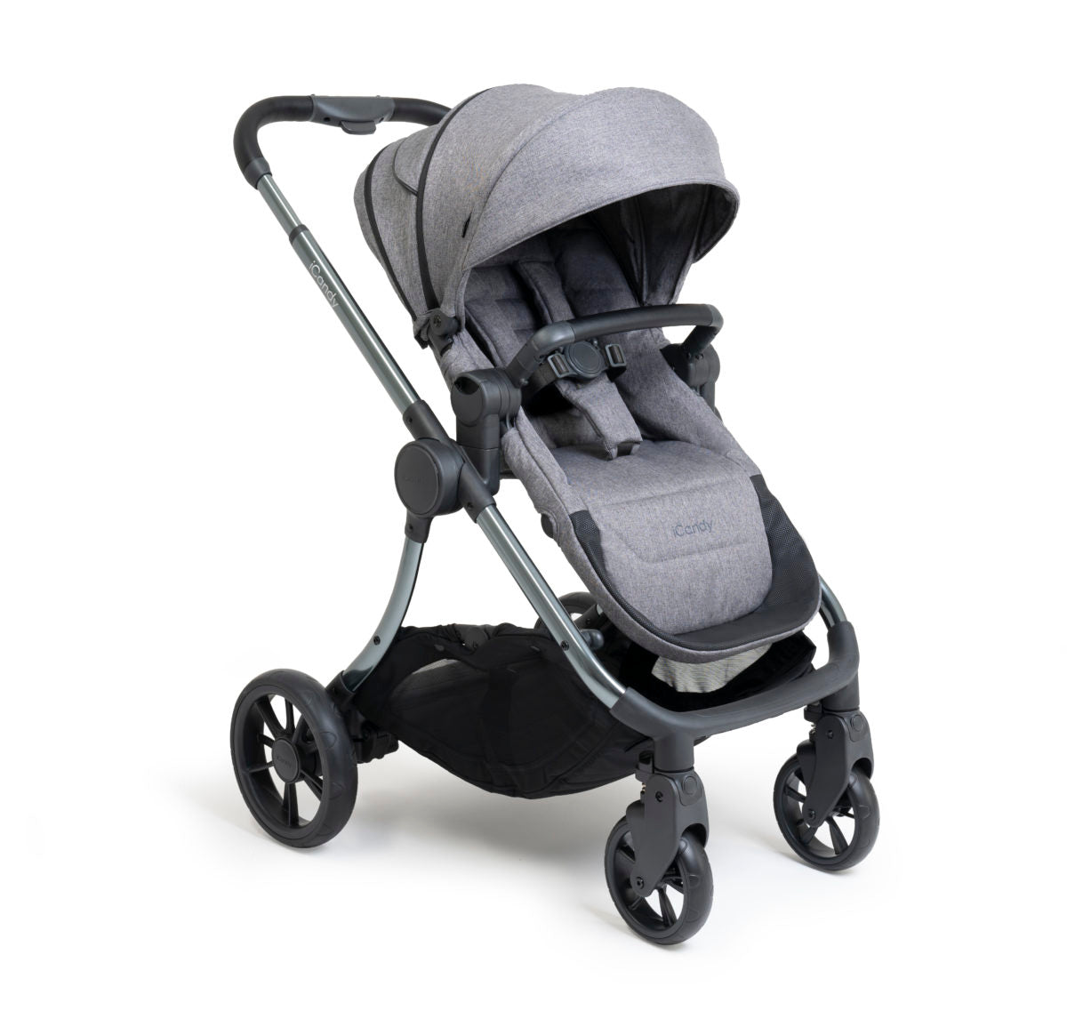 iCandy Lime carrycot and pushchair complete bundle - Charcoal