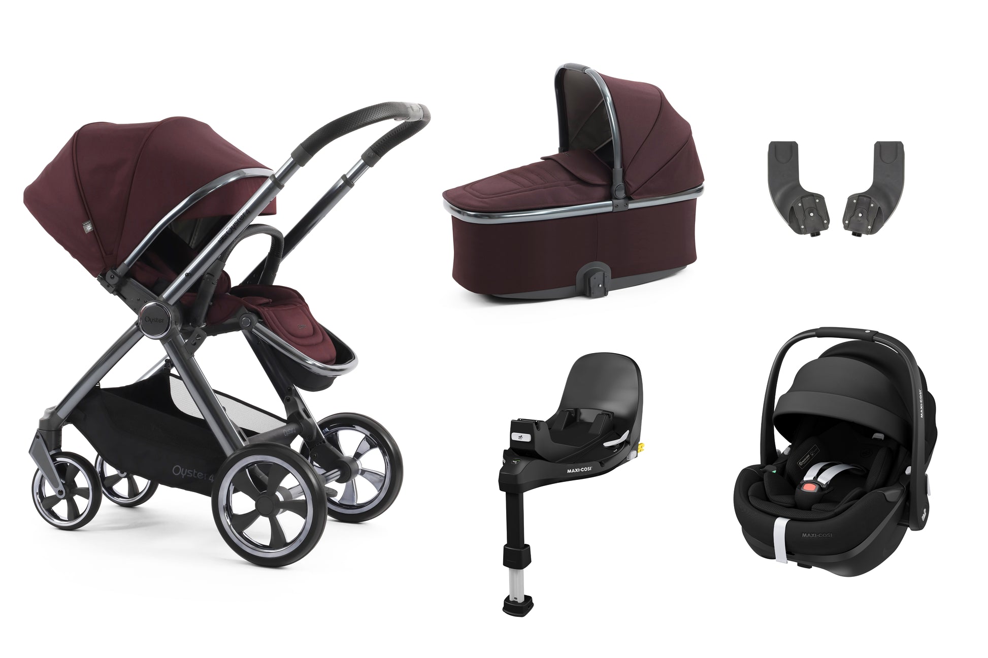 BabyStyle Oyster 4 Essential 5 Piece Bundle - Mulberry image 4