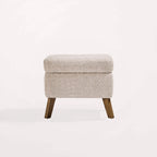 Tutti Bambini Harper Wingback Rocking Chair & Footstool - Teddy Mushroom