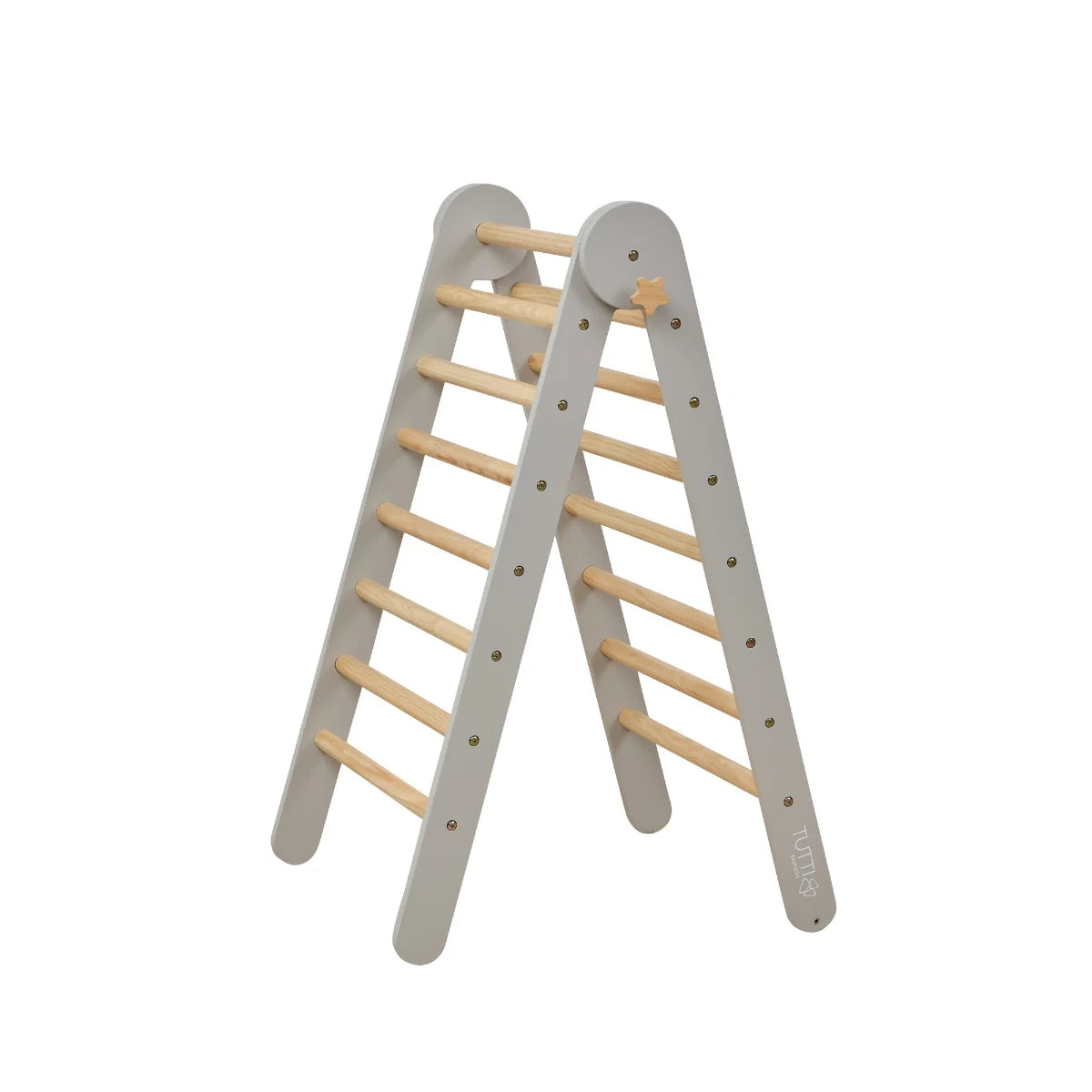 Tutti Bambini Scala Montessori 3-in-1 Pikler Climbing Frame with Climbing Wall - Mushroom