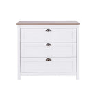 Tutti Bambini Verona Chest Changer - White/Oak