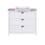 Tutti Bambini Verona Chest Changer - White/Oak